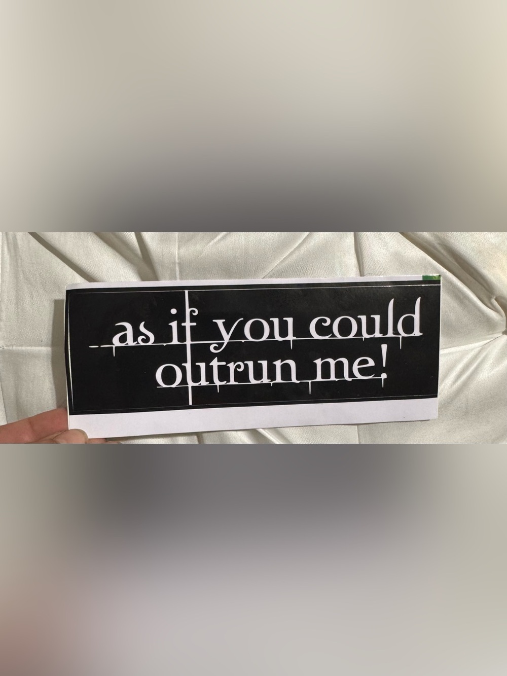 Twilight Movie Quote - Bumper sticker